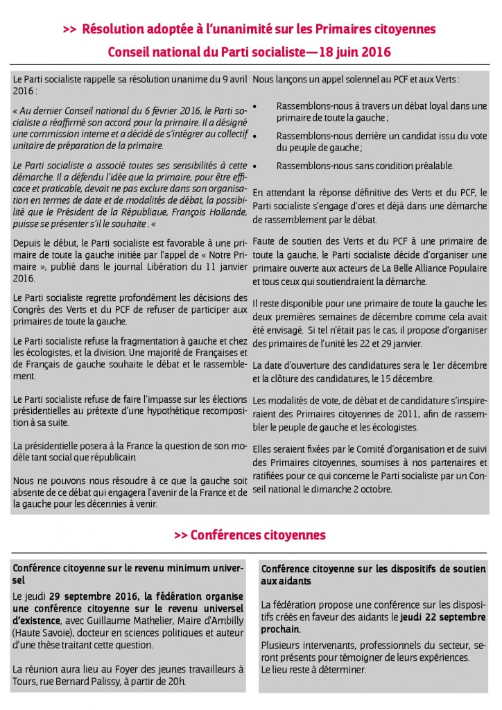 Newsletter fédé juillet 2016 - 3.pub2