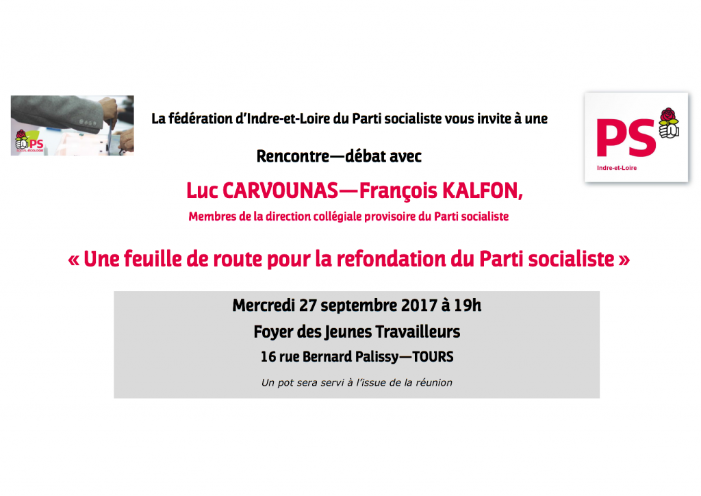 Invitation Réunio débat 27 09 2017